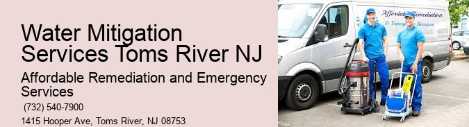 Water Mitigation Services Toms River NJ