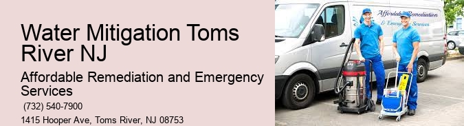 Water Mitigation Toms River NJ